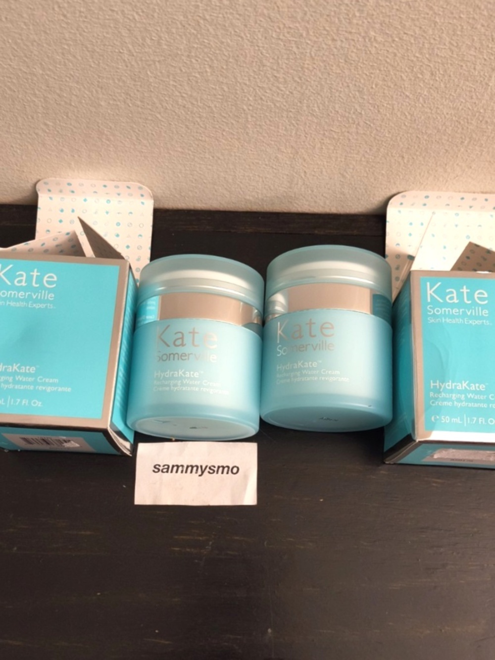 Kate Somerville Hydrakate Recharging Water Cream 1.7 FL OZ x2